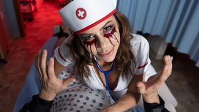 VR 180 - Mysterious Nurse Alexis Fawx helps patient settle down