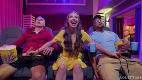 Movie night turns into bisexual 3some - Spencer Bradley, Dillon Diaz, Tony Sting