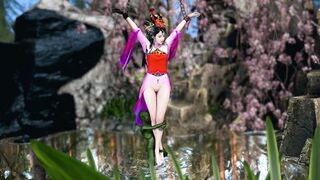 【 3D animation】中国古典美女被吊起来玩弄。Classic Asian beauties are hung up and played with.