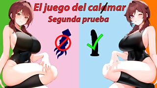 Squid Games Masturbation Challenge. Spanish audio JOI.