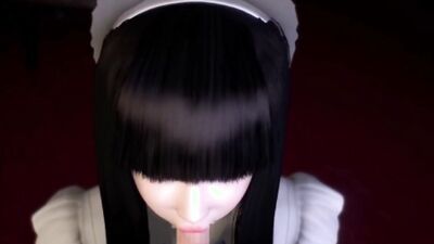Cute maid blow small dick - Hentai 3d 94