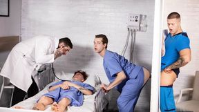 Super-taboo hospital sex with Benjamin Blue and Clark Delgaty