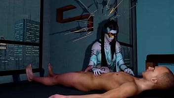 Retro movie - Goddess seduce her man -Hentai 3D uncensored V313