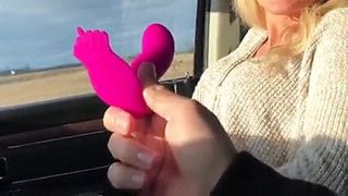 Sex Addict Milf Wears Remote Vibrator to Target and Cums