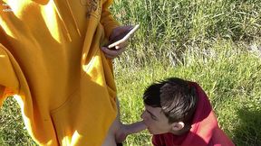 teen gays matty and aiden have fun outdoors