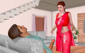 Pyasi Bhabi Indian Animated Porn in Hindi - Desi Bhabi Sex Cartoon