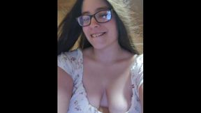 Beautiful Brunette BBW Being Cute While She Teases You
