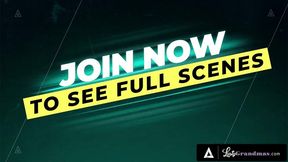 LUSTY GRANDMAS - Sexy Kinky Grandma Knows How To Increase Pleasure With Her Slave