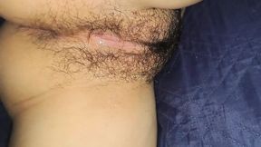 Maria's big pussy swallows my tiny micropenis