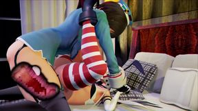 Kancolle Cosplay Crossdresser Reverse Anal (x-ray)