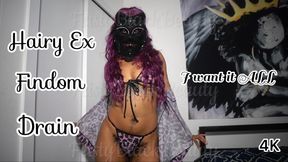 Hairy Ex Findomme Drain - Ebony Female Domination Findom 4K