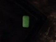 Peeing on a bar of soap