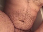 Chubby Teen pisses on himself