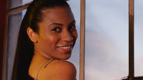 Bombshell babes exposing perfect body so round ass sexy girl enjoyed posing