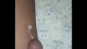 Ugandan teen Jerking off on his birthday,as he shows off his 10 inch black dick in this video