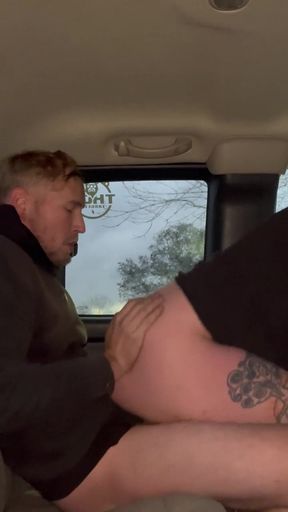 Riding daddy’s long cock till he cums