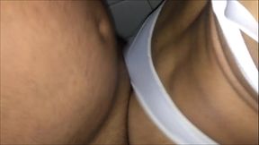 Cdzinha LimaSp Dando no cine arouche com a Calcinha asa delta branca da com esp primo 24102018