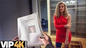 Skinny blonde gets her pussy pounded hard
