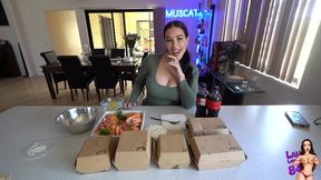 Mukbang with Step-mommy