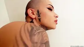 Slut Raven And Leigh Raven - Tattooed Slut Gets Assfucked Doggystyle