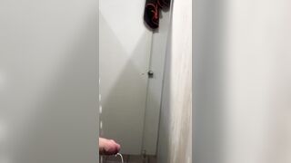 naked over gym locker room end cumming inside the shower