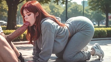 I ran into a famous celebrity on the street and got the best blowjob a fan could ask for