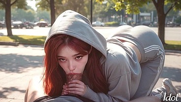 I ran into a famous celebrity on the street and got the best blowjob a fan could ask for
