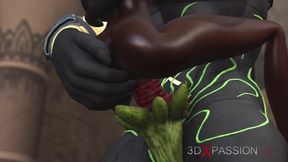 Anubis and Egypt's doggystyle movie by 3DXPassion