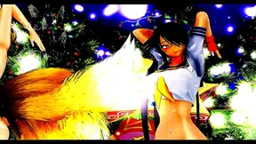 Half-Naked Anime Girls Dance & Sing Seductively In MMD Cartoon Style