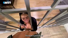 'Colombian Cougar Cuffed and Creamed on Cop Car POV