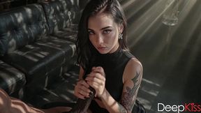 this little slut sucked me off everywhere we hooked up. she s a real handful because she drains every last drop of cum out of me[ai]