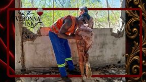 Chupando e Sentando no Pau do Jonh no Meio da Construção