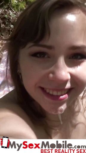 Outdoor fuck with nice French girl Beatrice - MySexMobile