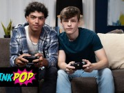 TWINKPOP - Jake Preston & Alex Myers Play A Video Game Before They Play With Each's Other Dicks