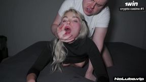 Submissive Cutie Enjoys Rough Doggy Style Action from Behind