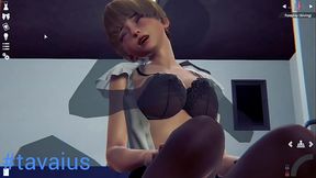 Yuri Amamiya Taken On In A Restroom (HoneySelect2Libido DX via Steam)