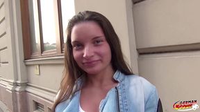 german scout - geiles teen anita b wird bei casting in den arsch gefickt