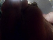 POV: straight chubby guy tea bags the fuck out of your face