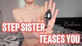 Step sister teases you