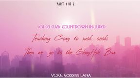 AUDIO ONLY - Teaching Cory how to suck cocks then off to the gloryhole we go part 1