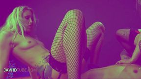 Angel Long in Hot MILF Threesome Action Featuring Blowjob and Handjob Techniques