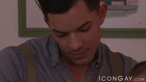 Hot homo Ethan Slade and Austin Andrews get wild and naked in their anal sex