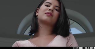 Real life hentai - Cumflation - Lady Dee fucked by aliens with bukkake