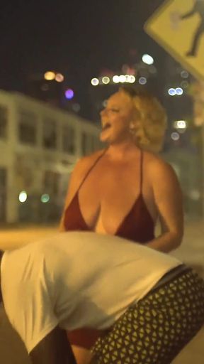 Outdoor fucking slutty sex with BBC Rome Major