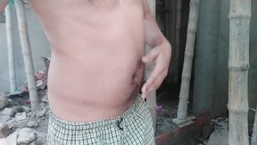 A Lone Abandoned Construction Place Made Me Horny, Masturbating And Moan Together & Begging For Cum