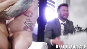 Foursome demolition with Codi Vore and Little Puck
