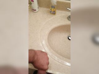 Sneeky time while wife deals with family..