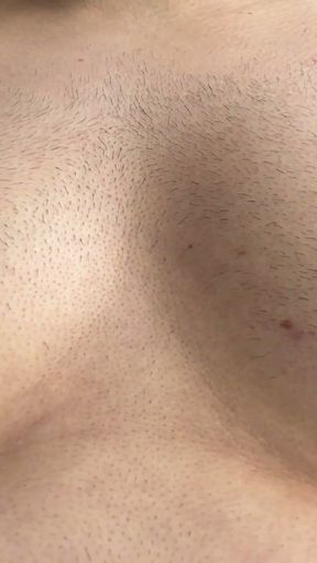 Close up Sexy Huge Natural Tits Massaging   Clip 1
