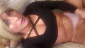 TS Missy stroking and teasing