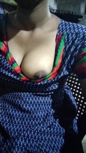 Jaw-dropping moment from &quot;South Indian Beauty Massaging Her Hot Boobs with Oil&quot;